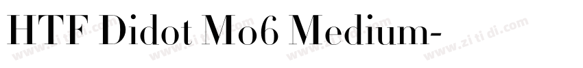 HTF Didot M06 Medium字体转换